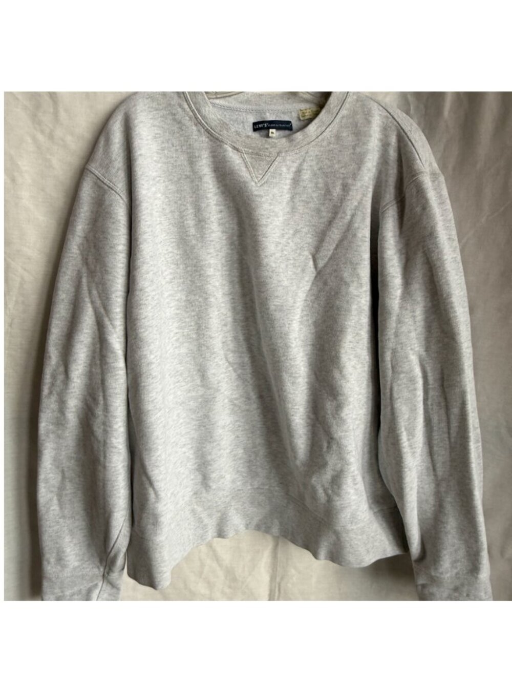 Levi's Made and Crafted Heather Grey Sweatshirt